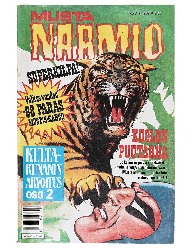 Mustanaamio N:o 3/1989 - Sarjakuvat - 10105644732 - 0