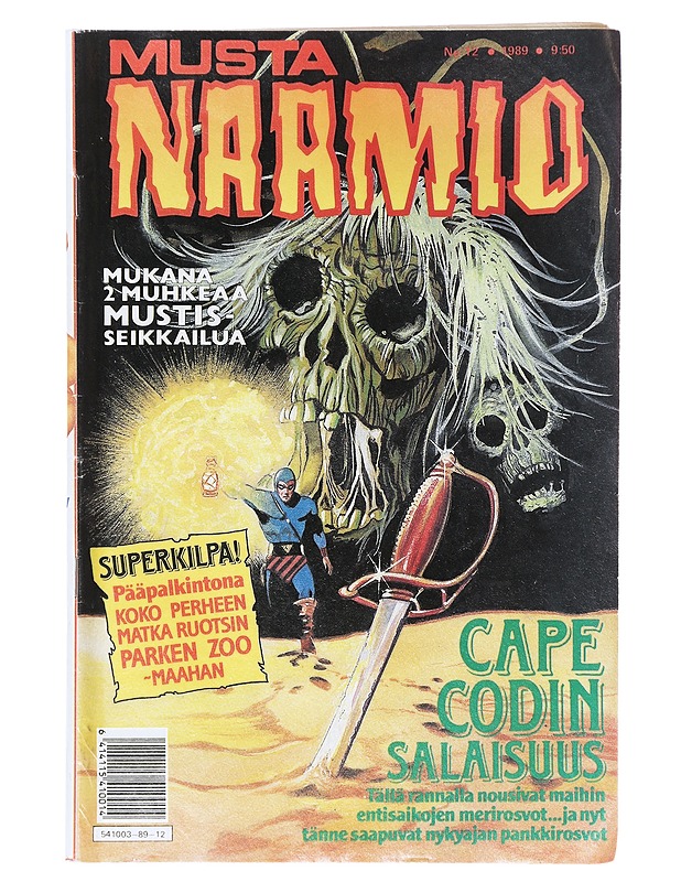Mustanaamio N:o 12/1989 - Sarjakuvat - 10105644740 - 0