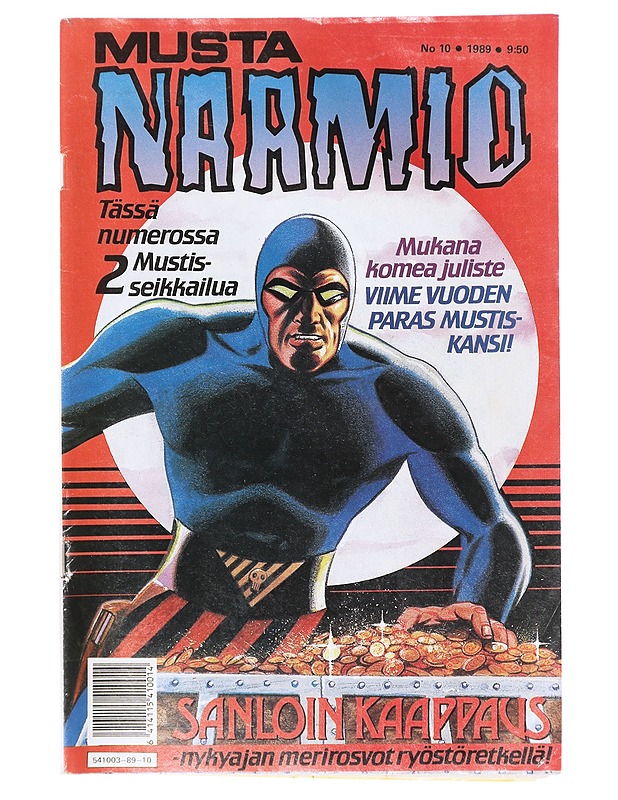 Mustanaamio N:o 10/1989 - Sarjakuvat - 10105644766 - 0