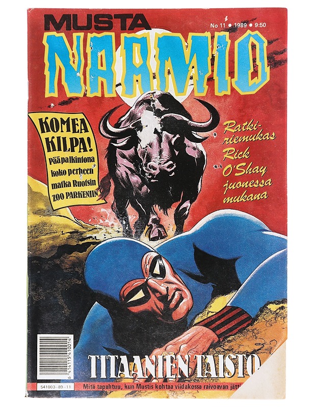 Mustanaamio N:o 11/1989 - Sarjakuvat - 10105644809 - 0