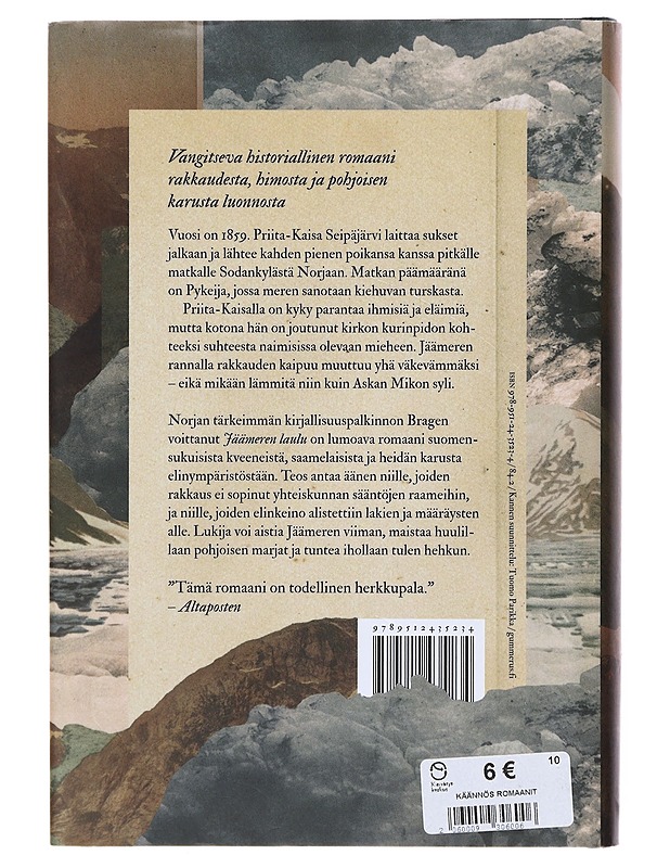 Jäämeren laulu - Arvola, Ingeborg - Romaanit ja novellit - 10105644814 - 1
