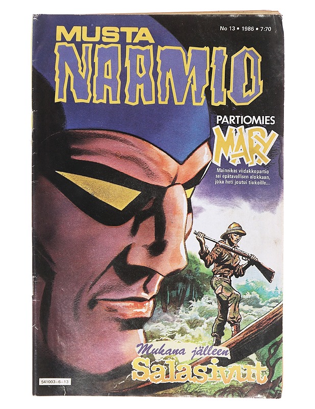Mustanaamio N:o 13/1986 - Sarjakuvat - 10105644906 - 0