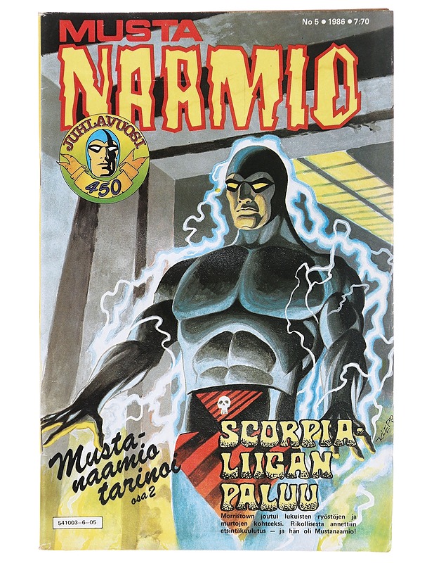 Mustanaamio N:o 5/1986 - Sarjakuvat - 10105644916 - 0