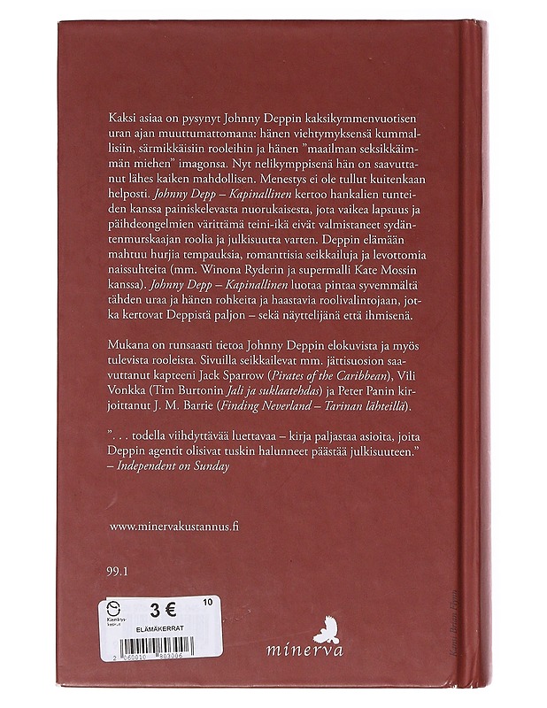 Johnny Depp / kapinallinen - Robb, Brian J. - Elämäkerrat ja muistelmat - 10105644983 - 1