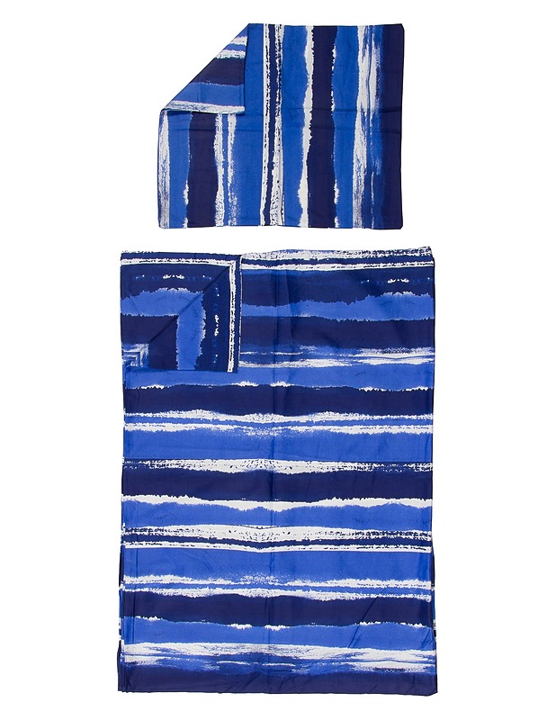 Sinivalkoiset Pussilakanasetti, 150 x 210 cm + 50 x 60 cm - Liinavaatteet - 10105645052 - 0