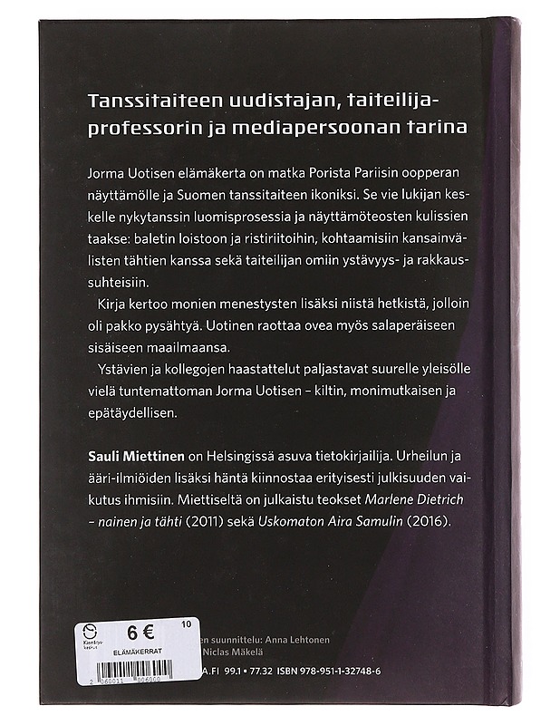 Jorma Uotinen - Sauli Miettinen - Elämäkerrat ja muistelmat - 10105645061 - 1