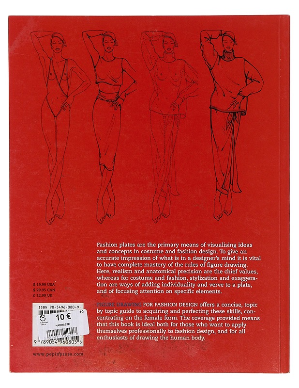 Figure drawing for fashion design - Drudi, Elisabetta - Tietokirjat ja oppaat - 10105645132 - 1