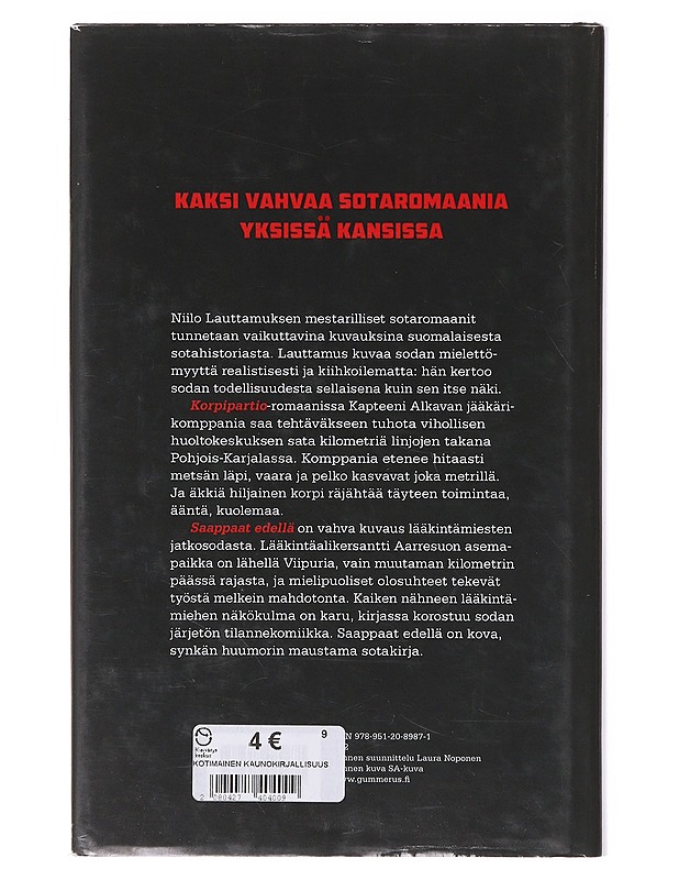 Karjalan korpipartiot - Niilo Lauttamus - Romaanit ja novellit - 10105645189 - 1