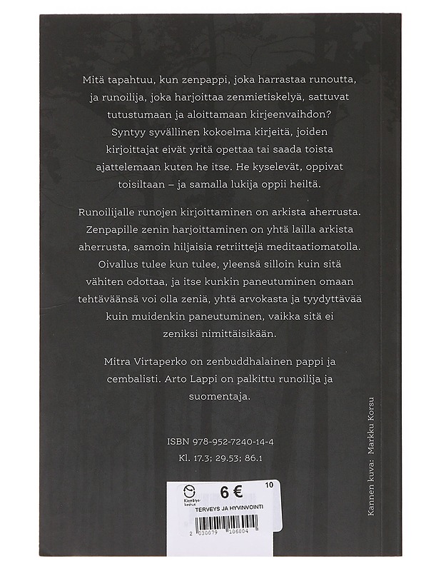 Jumalaton pappi ja kampurajalka / zenpapin ja runoilijan keskusteluja - Virtaperko, Mitra - Elämäkerrat ja muistelmat - 10105645200 - 1
