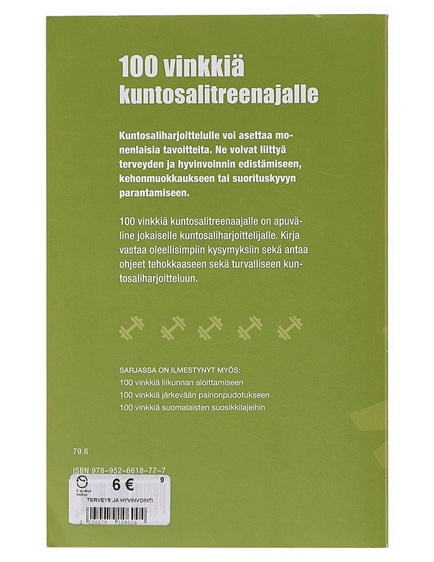 100 vinkkiä kuntosalille - Riku Aalto - Tietokirjat ja oppaat - 10105645206 - 1