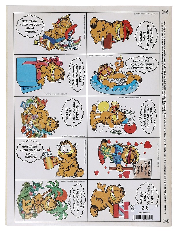 Garfield N:o 1/1988 - Sarjakuvat - 10105645223 - 1