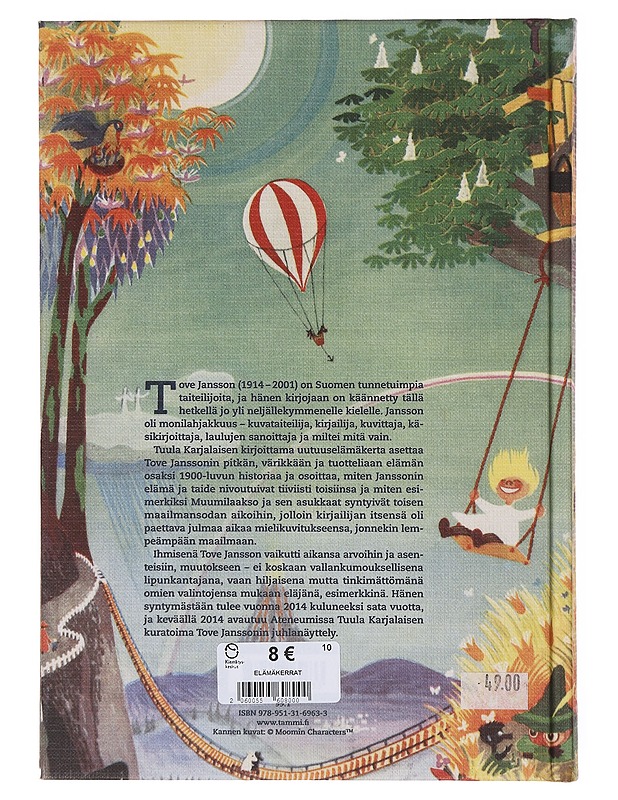 Tove Jansson : tee työtä ja rakasta - Tuula Karjalainen - Elämäkerrat ja muistelmat - 10105645231 - 1