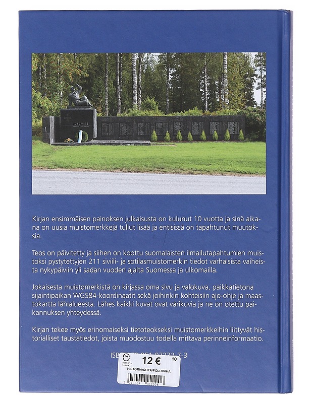 Suomen ilmailuhistorian muistomerkit - Saramäki, Aarno - Historiakirjat - 10105645235 - 1