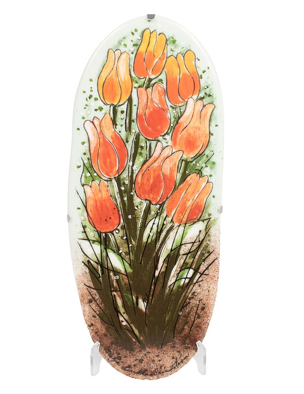 ARABIA Tulppaaneita tulvillaan seinälaatta - Designsuosikit - 10105645261 - 0