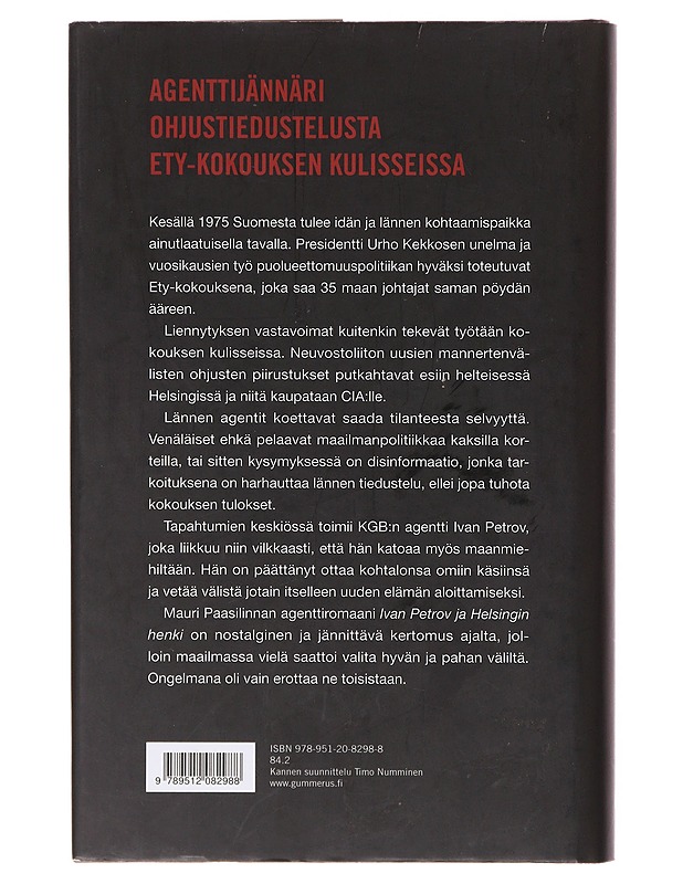 Ivan Petrov ja Helsingin henki - Mauri Paasilinna - Jännitys ja dekkarit - 10105645293 - 1