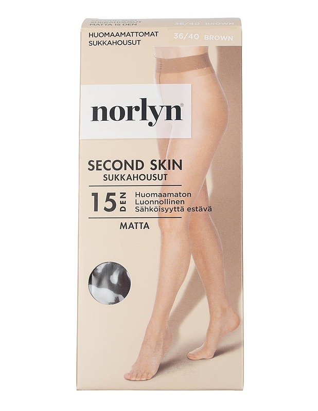 NORLYN Second Skin 15 den Sukkahousut, 36 / 40 - Asusteet - 10105645380 - 0