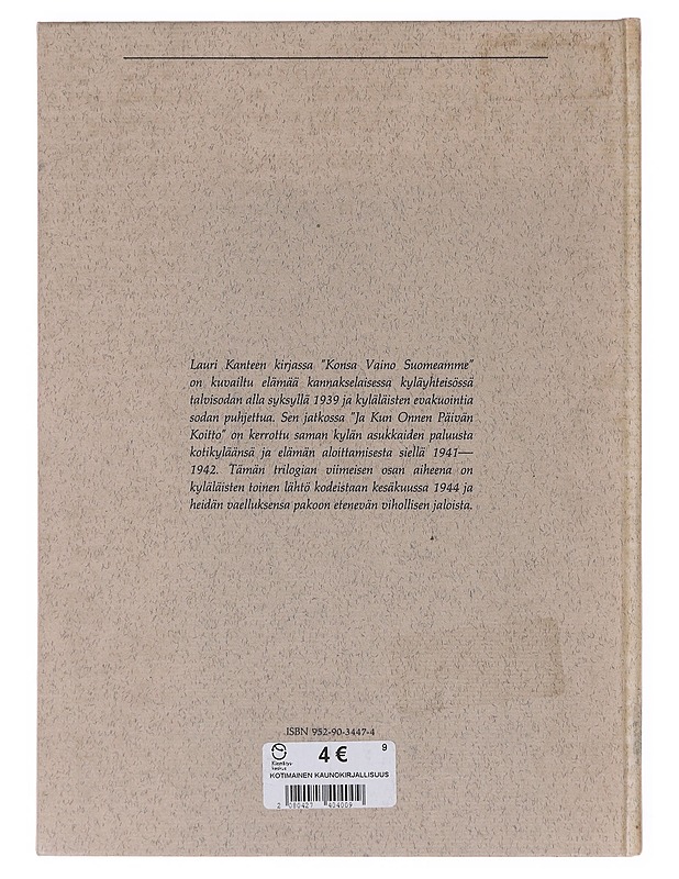 Suomen surut soittelee - Lauri Kantee - Romaanit ja novellit - 10105645393 - 1