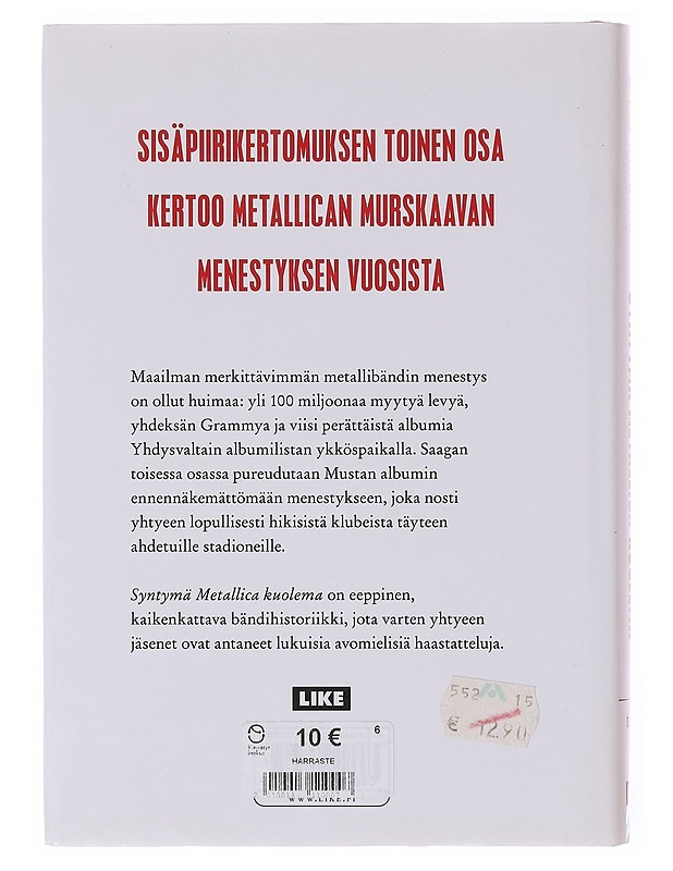 Syntymä Metallica kuolema 2. osa - Brannigan, Paul - Elämäkerrat ja muistelmat - 10105645424 - 1