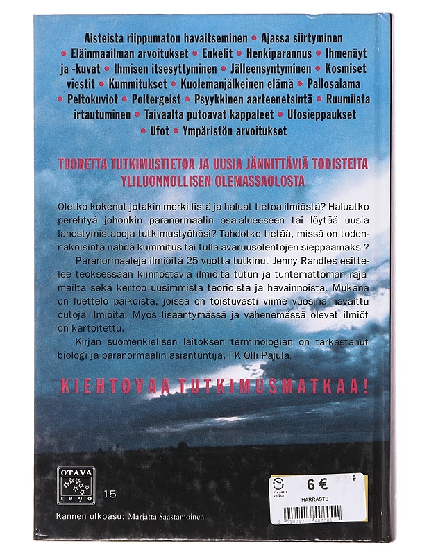 Paranormaalit ilmiöt - Randles, Jenny - Fantasia- ja scifi - 10105645487 - 1