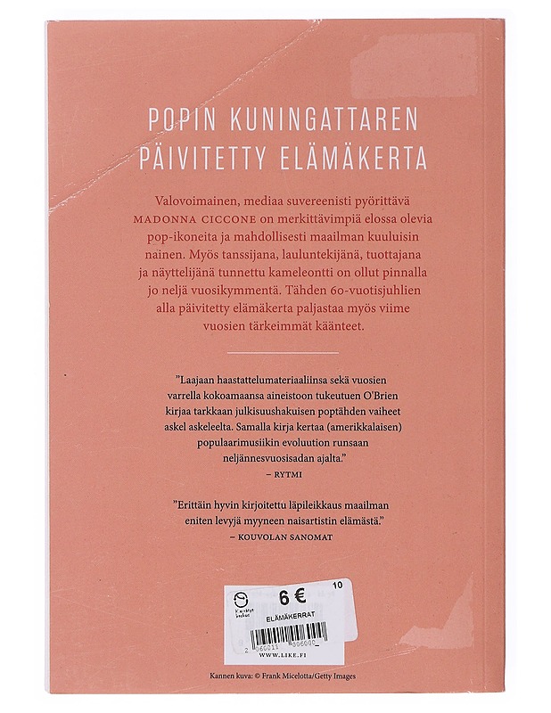 Madonna - O'Brien, Lucy - Elämäkerrat ja muistelmat - 10105645493 - 1