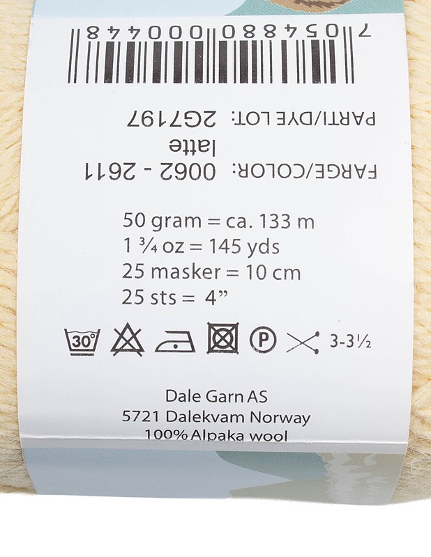 DALE GARN Royal Alpakka vyötelanka, 50 g - Käsityö - 10105645540 - 1