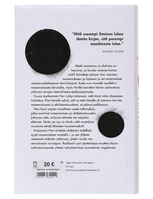 Mielen yhteydet : masennuksen todelliset syyt - Hari, Johann - Tietokirjat ja oppaat - 10105645510 - 1