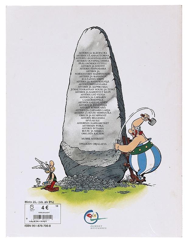 Luaksolaesten lempi - Uderzo, Albert - Sarjakuvat - 10105645519 - 1