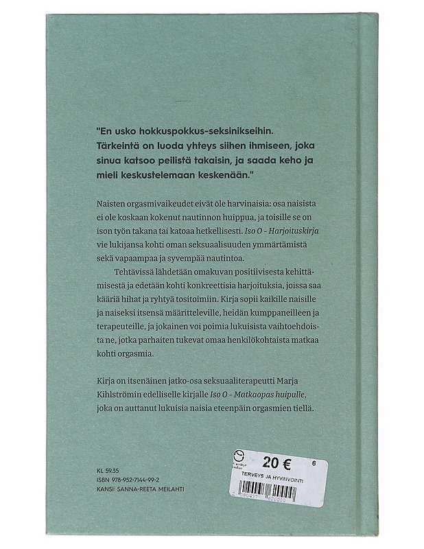 Iso O : harjoituskirja - Marja Kihlström - Tietokirjat ja oppaat - 10105645513 - 1