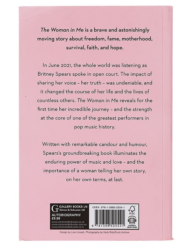 The Woman in Me - Britney Spears - Elämäkerrat ja muistelmat - 10105645530 - 1