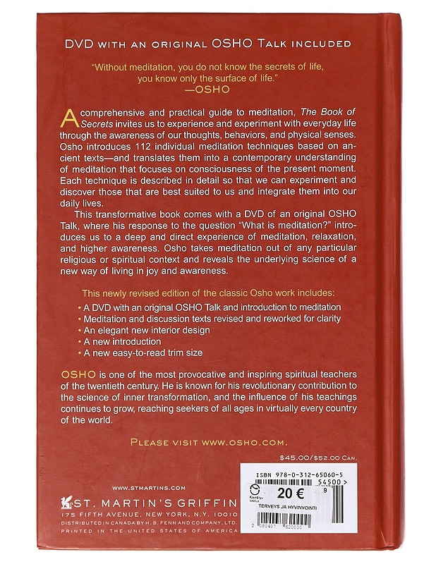 The Book of Secrets - Osho, kirjoittaja - Tietokirjat ja oppaat - 10105645562 - 1