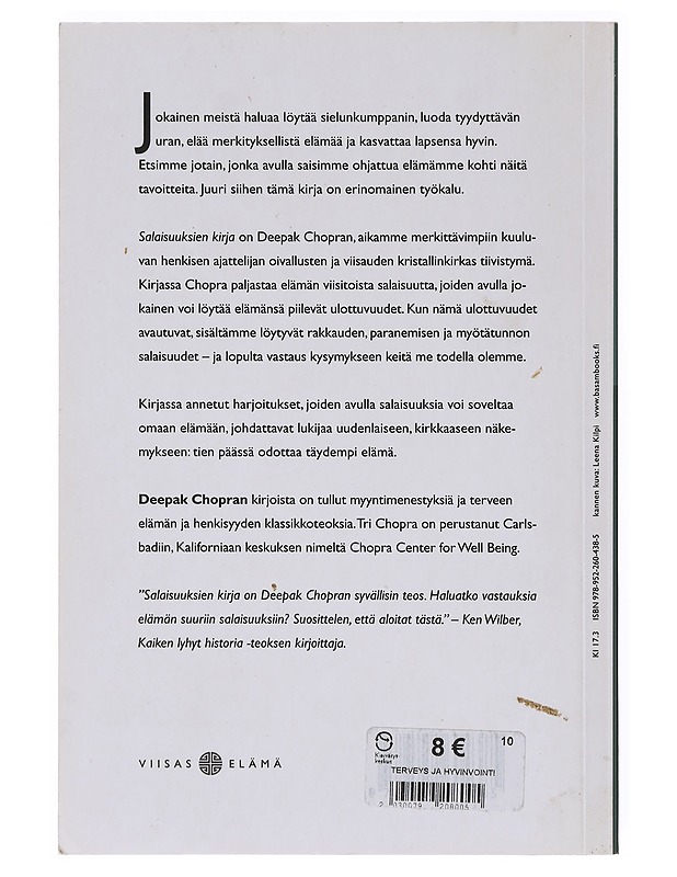 Salaisuuksien kirja - Chopra, Deepak - Tietokirjat ja oppaat - 10105645573 - 1