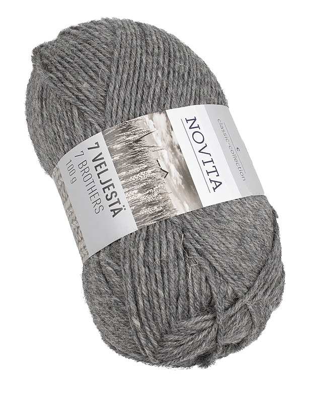 NOVITA 7 Veljestä Vyötelanka, 100g - Käsityö - 10105645604 - 0