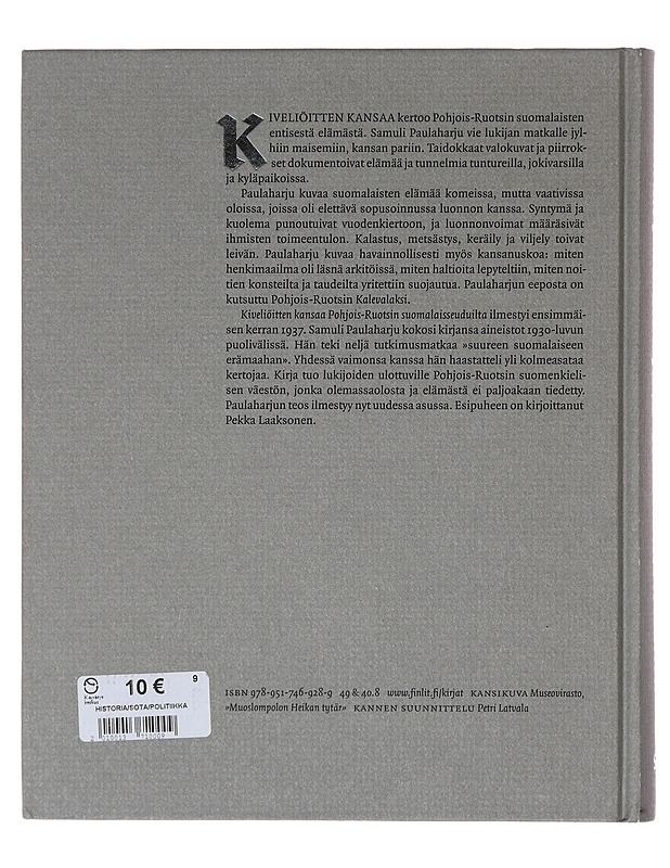 Kiveliöitten kansaa Pohjois-Ruotsin suomalaisseuduilta - Paulaharju, Samuli - Tietokirjat ja oppaat - 10105645651 - 1