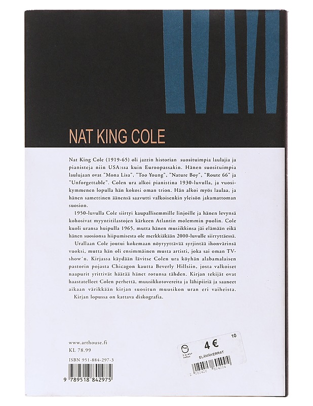 Nat King Cole - Haskins, James - Elämäkerrat ja muistelmat - 10105645723 - 1