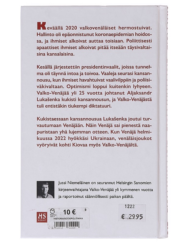 Valko-Venäjä : haava Euroopan sydämessä - Jussi Niemeläinen - Tietokirjat ja oppaat - 10105645726 - 1