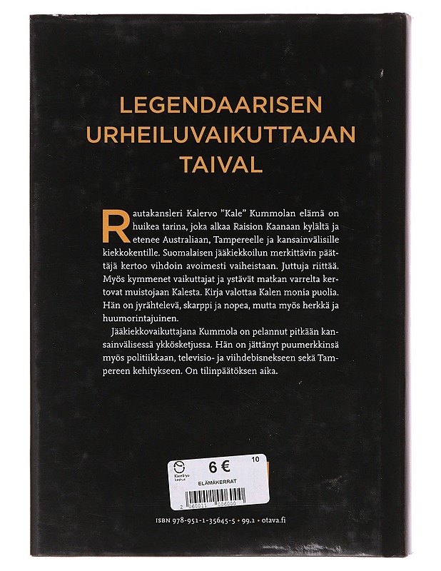 Kale : rautakansleri - Korkki, Jari - Elämäkerrat ja muistelmat - 10105645740 - 1