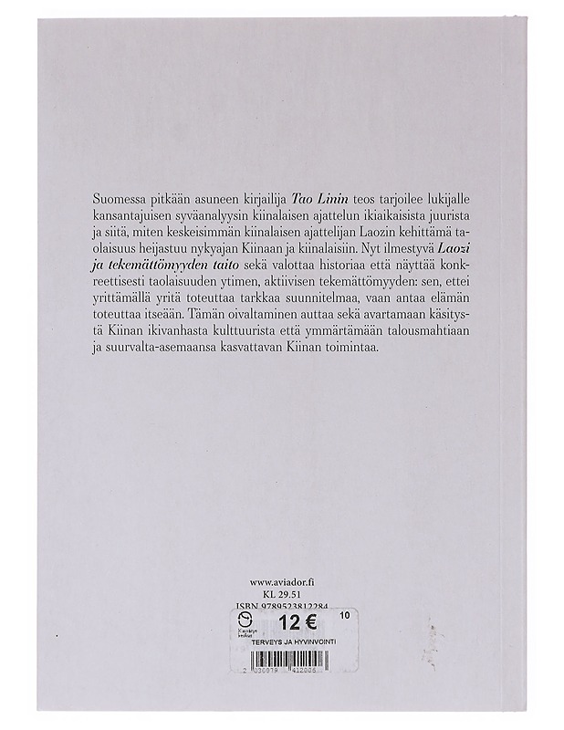 Laozi ja tekemättömyyden taito - TaoLin - Historiakirjat - 10105645739 - 1