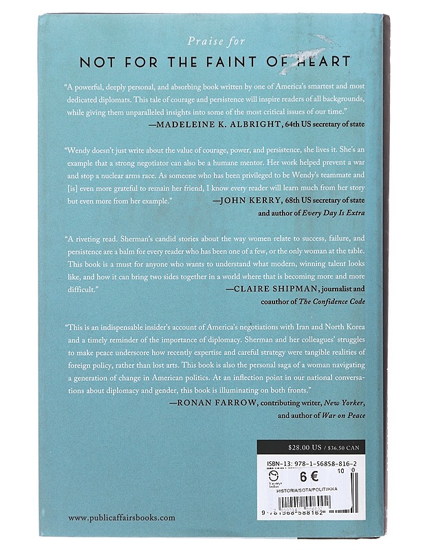 Not for the Faint of Heart - Wendy R. Sherman - Historiakirjat - 10105645780 - 1