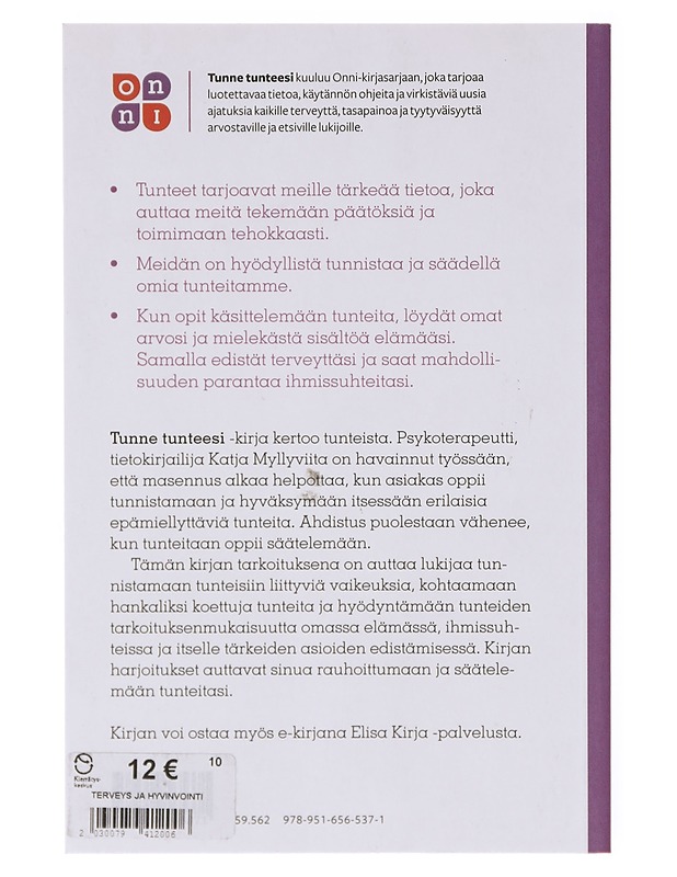 Tunne tunteesi - Katja Myllyviita - Tietokirjat ja oppaat - 10105645792 - 1