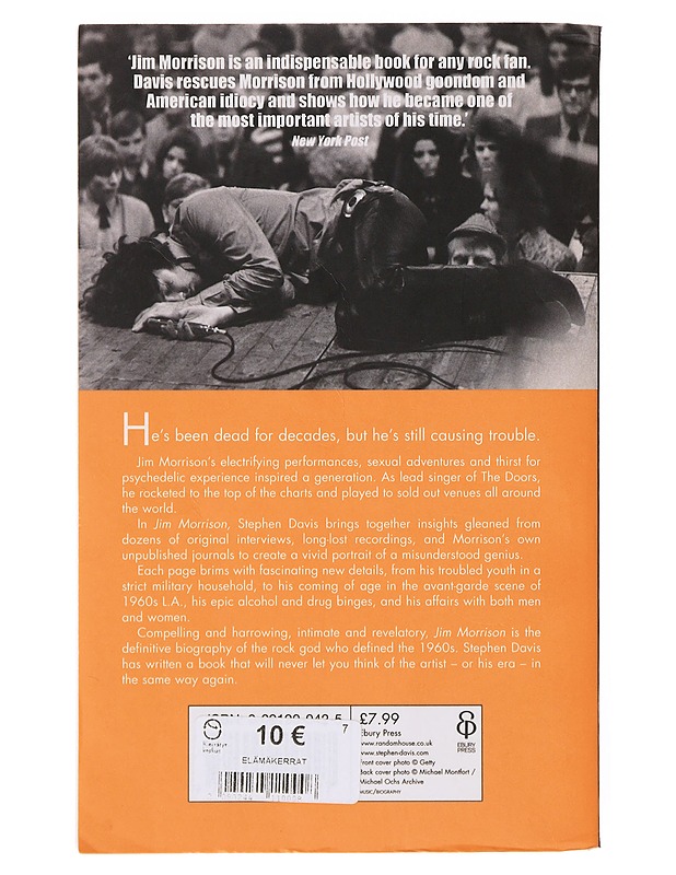 Jim Morrison: Life, Death, Legend - Stephen Davis - Elämäkerrat ja muistelmat - 10105645808 - 1
