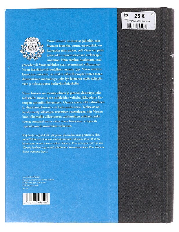 Viron historia - Seppo Zetterberg - Historiakirjat - 10105645835 - 1