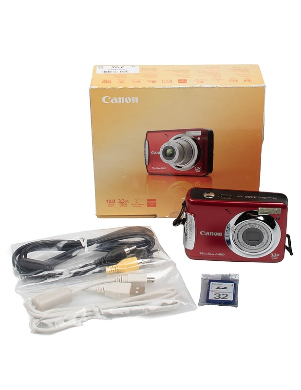 CANON PowerShot A480 -digikamera - Muu elektroniikka - 10105645851 - 0