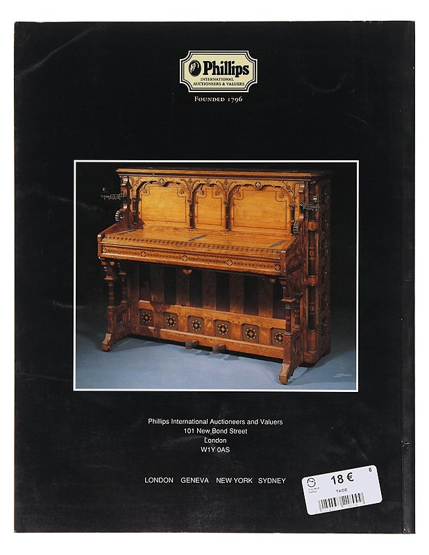 late 19th & 20th Century Design - Philips International Auctioneers and Valuers - Tietokirjat ja oppaat - 10105645875 - 1