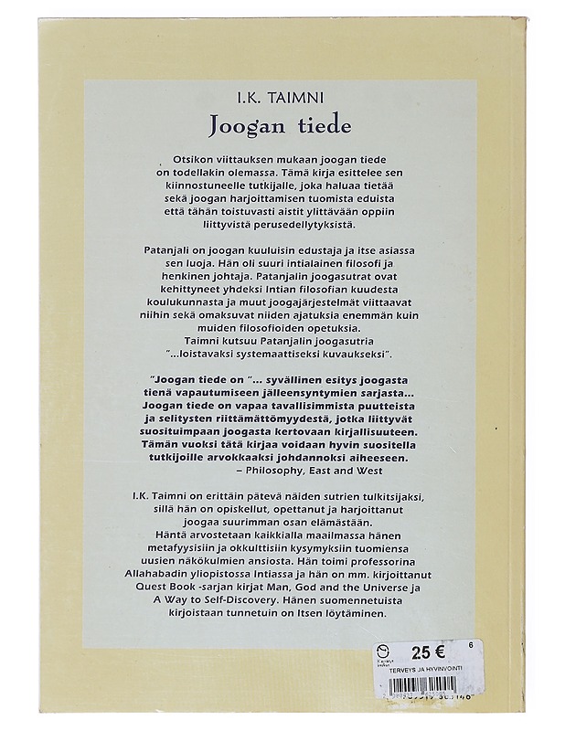 Joogan tiede - Taimni, I. K. - Tietokirjat ja oppaat - 10105645877 - 1