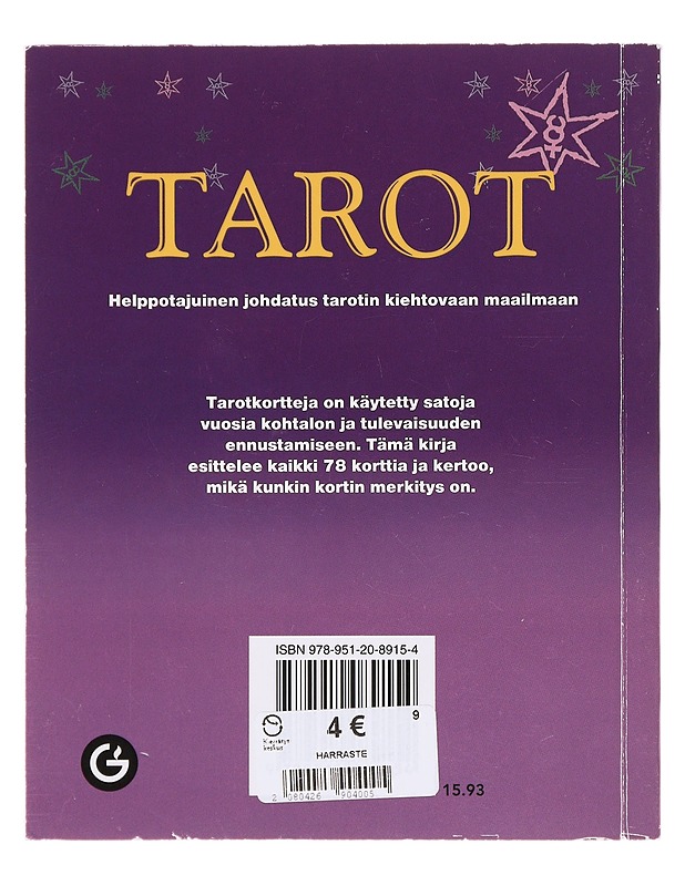 Tarot - Dee, Jonathan - Tietokirjat ja oppaat - 10105645888 - 1