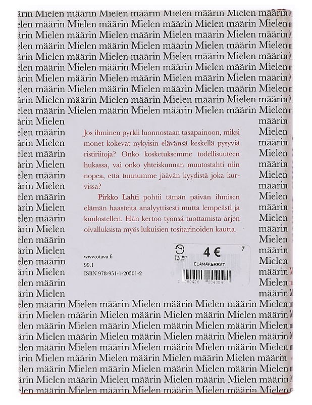 Mielen määrin - Pirkko Lahti - Elämäkerrat ja muistelmat - 10105646056 - 1