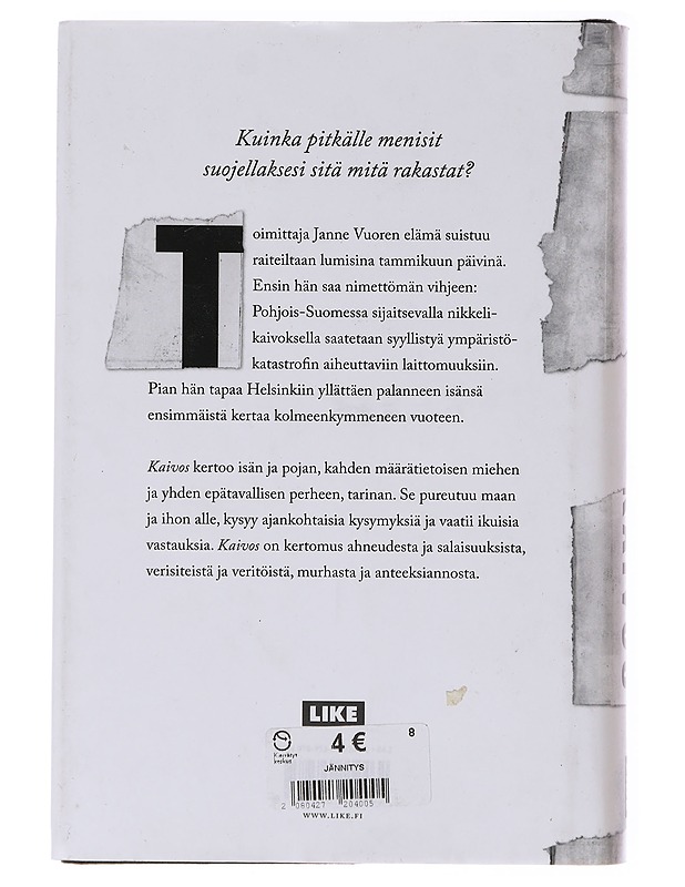 Kaivos - Antti Tuomainen - Jännitys ja dekkarit - 10105646147 - 1