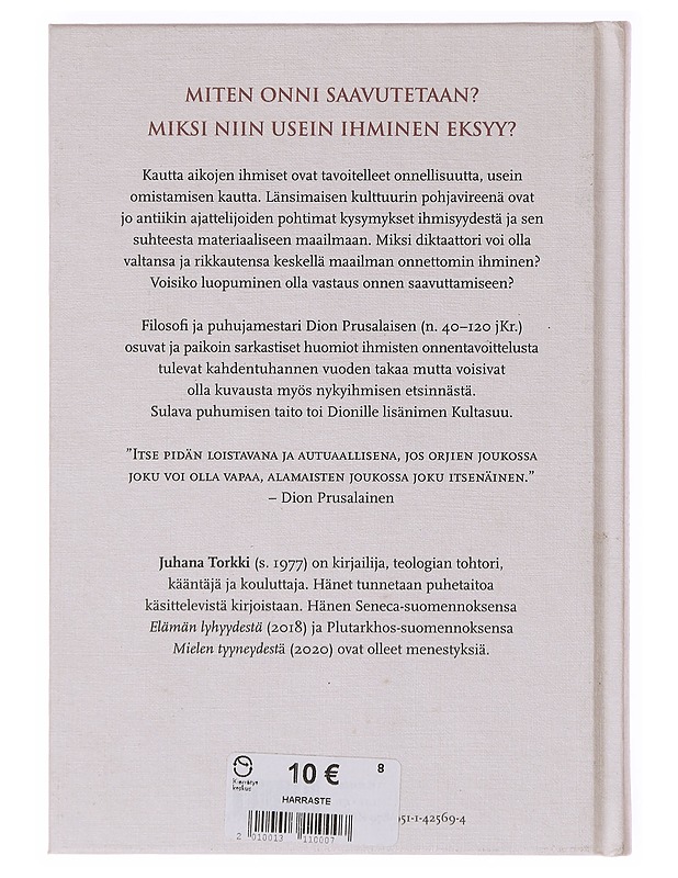 Dion Prusalainen / Onnellisuudesta - Juhana Torkki - Tietokirjat ja oppaat - 10105646267 - 1