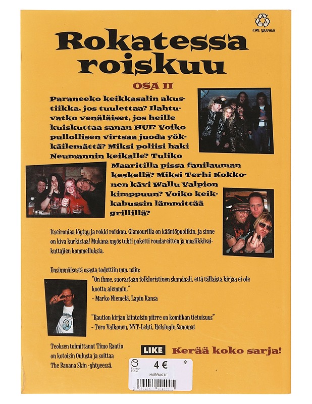 Rokatessa roiskuu / Osa II - Rautio, Timo - Elämäkerrat ja muistelmat - 10105646291 - 1