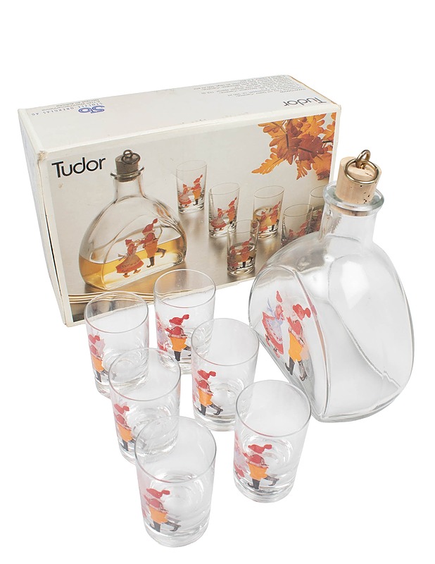 TUDOR liköörisetti, 7 osaa - Joulutuotteet - 10105646316 - 0